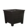 B&M Slate Grey Square Planter 33cm -Garden Furniture 247699 grovener square planter1