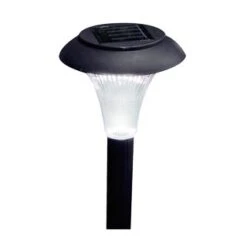 Solar Powered Black Post Lights - White 8pk 5 Solar Powered Black Post Lights - White 8pk -Garden Furniture 254175 Pack of 9 Solar Lights White