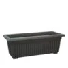 B&M Black XL Trough Planter 70cm -Garden Furniture 256228 70cm sovereign trough planter1