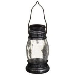 B&M Mining Lantern With Crackle Ball -Garden Furniture 306957 miners lantern with crackle ball silver1