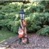 B&M Garden Gnome With Solar Lamp Post - Purple 1 B&M Garden Gnome With Solar Lamp Post - Purple -Garden Furniture 307140 gnome with solar lamp post 71