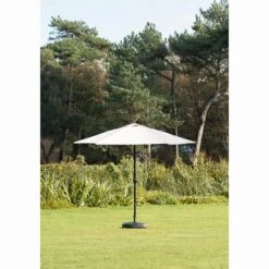 Crank Handle Parasol 2.7m - Cream 7 Crank Handle Parasol 2.7m - Cream -Garden Furniture 318793 2 7m crank handle parasol cream