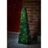 Solar Cone Topiary Tree 82cm 2 Solar Cone Topiary Tree 82cm -Garden Furniture 318883 Cone Light Night Edit