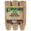 B&M Round Fibre Pots 84pk -Garden Furniture 319170 84 round fibre pots
