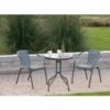 B&M Sorrento Rattan Effect Bistro Set 3pc -Garden Furniture 331140 sorrento rattan effect bistro set 3pc1