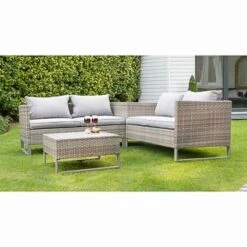St.Ives Luxury Corner Set 4pc -Garden Furniture 331309 st.ives luxury corner set 2