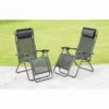 Vancouver Zero Gravity Relaxers - Black 2pk 2 Vancouver Zero Gravity Relaxers - Black 2pk -Garden Furniture 331324 2 zero gravity relaxers black 5
