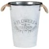 B&M Galvanised Flowers & Garden Bucket 2 B&M Galvanised Flowers & Garden Bucket -Garden Furniture 331385 flowers and garden galvanised tall bucket 2