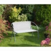 B&M Sorrento Rattan Effect Bench 2 B&M Sorrento Rattan Effect Bench -Garden Furniture 332609 sorrento rattan effect bench