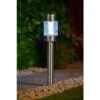 B&M Sicily XL Solar Post Lights 3pk -Garden Furniture 341969 sicily 3pk xl post lights white1