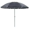 B&M Dakota Parasol 1.8m - Grey 2 B&M Dakota Parasol 1.8m - Grey -Garden Furniture 342342 grey parasol1