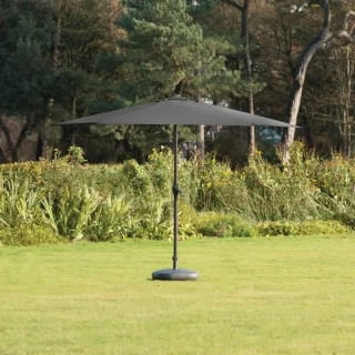 Crank Handle Parasol 2.7m - Black 6 Crank Handle Parasol 2.7m - Black - Image 4