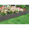 Rattan Effect Border Fence 4pk - Brown 2 Rattan Effect Border Fence 4pk - Brown -Garden Furniture 353517 4pk rattan effect border brown