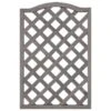 Curved Framed Diamond Trellis - Grey 1 Curved Framed Diamond Trellis - Grey -Garden Furniture 353572 framed rounded trellis 90x60cm