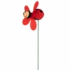 B&M Insect Wind Spinning Stake - Ladybird 2 B&M Insect Wind Spinning Stake - Ladybird -Garden Furniture 353661 wind spinning stake ladybird red