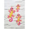 B&M Glass Gecko Wall Art 3pk - Pink -Garden Furniture 353683 3pk glass gecko wall art pink