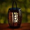 Morocco Flame Effect Solar Lantern 2 Morocco Flame Effect Solar Lantern -Garden Furniture 353736 morocco solar lantern