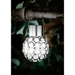 Dallas Hanging Solar Light 10 Dallas Hanging Solar Light -Garden Furniture 353746 dallas light white