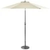 Crank Handle Parasol 2.7m - Cream 1 Crank Handle Parasol 2.7m - Cream -Garden Furniture 365336 premium crank and tilt parasol 2.7m cream