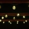 Solar Powered Bulb String Lights 50pk - Warm White -Garden Furniture 366396 50 solar powered bulb string lights warm white led