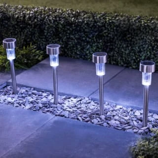 Eveready Mini Solar Lighting Posts 8pk - Colour Changing 4 Eveready Mini Solar Lighting Posts 8pk - Colour Changing - Image 2