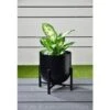 B&M New York Planter Large - Black -Garden Furniture 366546 new york planter on stand large