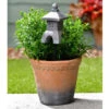 B&M Garden Plant Pot Stick - Pagoda 1 B&M Garden Plant Pot Stick - Pagoda -Garden Furniture 366585 garden pot sticks pagoda