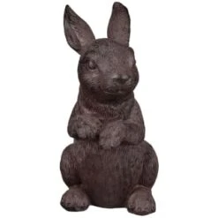 B&M Garden Rabbit Ornaments 2pk - Cast Iron Effect 8 B&M Garden Rabbit Ornaments 2pk - Cast Iron Effect -Garden Furniture 366608 2pk rabbit garden ornaments iron effect 2