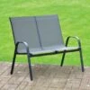 Dakota Stacking Bench - Grey 2 Dakota Stacking Bench - Grey -Garden Furniture 366707 dakota grey stacking bench1