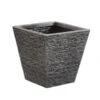 B&M Square Planter - Slate Effect 32cm -Garden Furniture 370430 small slate effect planter 32cm square