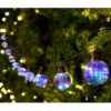 B&M Iridescent Light Bulb String Lights 12pk - Cool White 2 B&M Iridescent Light Bulb String Lights 12pk - Cool White -Garden Furniture 379259 12pk solar powered iridescent light bulb 2