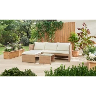 Valencia Reversible Rattan Effect Corner Sofa Set 4 Valencia Reversible Rattan Effect Corner Sofa Set - Image 2