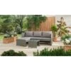 Sorrento Reversible Rattan Effect Corner Sofa Set 2pc -Garden Furniture 379294 379446 sorrento reversible rattan corner set