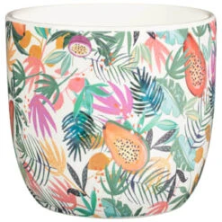 B&M Superbloom Sun Ceramic Plant Pots 3pk - Floral 11 B&M Superbloom Sun Ceramic Plant Pots 3pk - Floral -Garden Furniture 379332 3pk superbloom ceramic plant pots floral 2