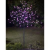 Solar Powered Blossom Tree - Pink 128 LED 4ft 2 Solar Powered Blossom Tree - Pink 128 LED 4ft -Garden Furniture 379360 4ft solar powered blossom flower solar tree 128 led pink 2
