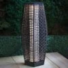 Bali Solar Powered Floor Lamp - Black 69cm 1 Bali Solar Powered Floor Lamp - Black 69cm -Garden Furniture 379429 bali solar powered 69cm black floor lamp warm white led