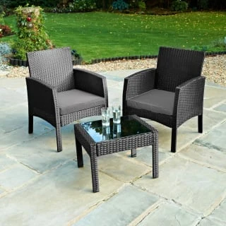 Bali Armchair Bistro Set 3pc 3 Bali Armchair Bistro Set 3pc