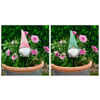 B&M Garden Gonk Plant Pot Stick - Pink 4 B&M Garden Gonk Plant Pot Stick - Pink - Image 2