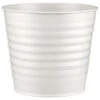 B&M Ribbed Matt Tin Planter - Cream 2 B&M Ribbed Matt Tin Planter - Cream -Garden Furniture 379770 simply garden ribbed tin planter white