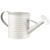 B&M Ribbed Matt Watering Can - Cream 1 B&M Ribbed Matt Watering Can - Cream -Garden Furniture 379772 simply garden ribbed tin watering can white