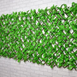 Bloom Solar Powered Expanding Artificial Leaf Trellis 200 X 100cm 8 Bloom Solar Powered Expanding Artificial Leaf Trellis 200 X 100cm -Garden Furniture 379978 expanding leafy trellis 100 leds 2x1m