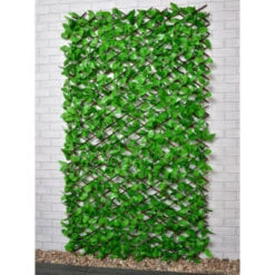 Bloom Solar Powered Expanding Artificial Leaf Trellis 200 X 100cm 9 Bloom Solar Powered Expanding Artificial Leaf Trellis 200 X 100cm -Garden Furniture 379978 expanding leafy trellis 100 leds 2x1m 3