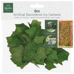 B&M Artificial Decorative Ivy & Eucalyptus Garland 6m 9 B&M Artificial Decorative Ivy & Eucalyptus Garland 6m -Garden Furniture 379980 artifical decorative ivy gerland 6m