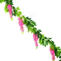 B&M Artificial Wisteria Garland 180cm - Pink 11 B&M Artificial Wisteria Garland 180cm - Pink -Garden Furniture 379981 180cm artificial wisteria garland pink