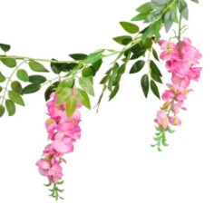 B&M Artificial Wisteria Garland 180cm - Pink 10 B&M Artificial Wisteria Garland 180cm - Pink -Garden Furniture 379981 wisteria garland 180cm pink 2