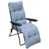 B&M Padded Multi-Position Relaxer - Navy 1 B&M Padded Multi-Position Relaxer - Navy -Garden Furniture 380082 padded multi position relaxer navy1