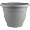 Extra Large Bell Pot Planter 55cm - Grey 2 Extra Large Bell Pot Planter 55cm - Grey -Garden Furniture 383584 55cm xl bell pot planter grey