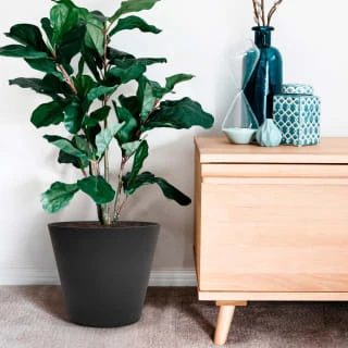 B&M Octavia Planter 28cm - Pewter 4 B&M Octavia Planter 28cm - Pewter - Image 2