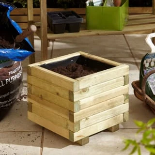 Astmoor Square Planter 30 X 30 X 27cm 4 Astmoor Square Planter 30 X 30 X 27cm - Image 2
