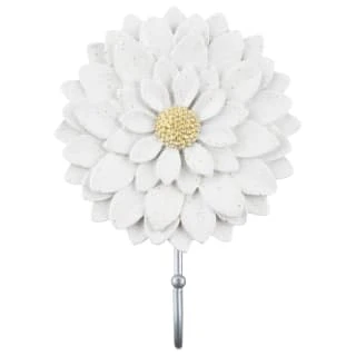 B&M Flower Wall Hook - Cream 5 B&M Flower Wall Hook - Cream - Image 3